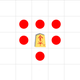 Movements of promoted knight